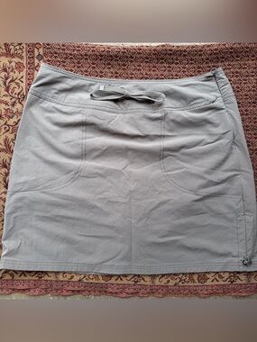 GreenTea Greenish Gray Golf Skort with Drawstring L
